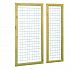 # Grenen betonijzertrellis, 60 x 180 cm, met maas 7,5 x 7,5 cm, in raamwerk 4,4 x 6,8 cm, groen geïm