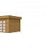 Douglas Topvision Premium Roek, 298 x 298 cm, groen geïmpregneerd.