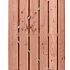 # Douglas fijnbez plankendeur, B100xH190cm, 1,5x14 op verstelbaar stalen frame, 15 mm, onbehandeld.