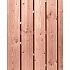 # Douglas fijnbez plankendeur, B100xH190cm, 1,9x19,5 op verstelbaar stalen frame, 19 mm, 1,9x19,5cm