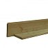 Douglas geschaafd blokhutprofiel 2,8 x 19,5 x 400 cm, groen ge#mpregneerd.