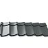 Dakpanplaten t.b.v. Douglasvision kapschuur Comfort 500 x 320 cm, (19 M2) Antraciet.