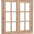 Douglas dubbel uitzetraam Prestige met dubbelglas, 112 x 120,5 cm, onbehandeld.