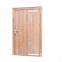 Douglas enkele deur extra breed en hoog, rechtsdraaiend, 110 x 214,5 cm, incl. kozijn, onbehandel