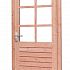 1022828 - Douglas enkele 6-ruits glasdeur Prestige met dubbelglas, rechtsdraaiend, 109 x 221 cm, onb