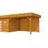 Douglas Topvision Premium Raaf, 298 x 298 en luifel 400 cm, transparant gespoten.