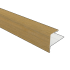 NewTechWood aluminium co-extrusie eindprofiel t.b.v. Castellation PRO, 5 x 5 x 300 cm, Red Cedar.