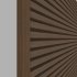 NewTechWood aluminium co-extrusie eindprofiel t.b.v. Castellation PRO, 5 x 5 x 300 cm, Ipe.