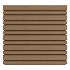 NTW HKC co-extrusie wand bekleding castellation 4325 profiel, 2,5 x 19,6 x 290 cm, Teak.