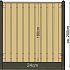 # TC Betonpaal glad mdk 10 x 10 x 280 cm, GRIJS EINDPAAL (Blauw)