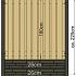 TC Betonpaal glad mdk 10 x 10 x 310cm, ANTRACIET gecoat HOEKPAAL t.b.v. 2 betonplaten