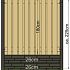 # TC Betonpaal glad mdk 10 x 10 x 310 cm, GRIJS TUSSENPAAL t.b.v. 2 betonplaten