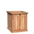 Bloembak Teak 51 x 51 x 56 cm - Kalimantan