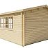 Blokhut - Tuinhuis Blackpool | 58 mm | vuren grijs geïmpregneerd