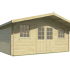 Blokhut - Tuinhuis Pavel | 44 mm | vuren grijs geïmpregneerd