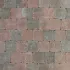 Metro Trommelsteen 15x15x6 cm Rood genuanceerd