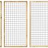 Eco gaastrellis, 180 x 180 cm, met maas 7,5 x 7,5 cm, in raamwerk 4,5 x 4,5 cm, groen geimp