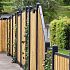 Eco gaastrellis, 60 x 180 cm, met maas 7,5 x 7,5 cm, in raamwerk 4,5 x 4,5 cm, groen geimp