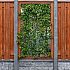 Hardhout betonijzertrellis 90 x 180 cm, met maas 7,5 x 7,5 cm, in raamwerk 4,4 x 6,8 cm