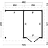 Hamar L Type 3 Douglas Gedroogd Potdekselplank blank