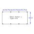 Hamar L Type 5 Douglas Gedroogd Potdekselplank blank