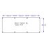 Hamar XL Type 5 Douglas Gedroogd Potdekselplank blank