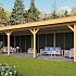 Oslo L Type 6 Douglas Gedroogd Potdekselplank blank