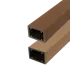 Brise soleil 42x60mm L-390cm Teak E Klasse  FSC 100%