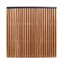 Aluminium afdekkap met sponning (5,1 cm) 4,5 x 6,1 x 179,5 cm, zwart RAL 9005.
