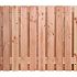 Douglas gesch plankenscherm 21-pl | 1,6x14 cm, 180 x 130 cm t.b.v. betonsysteem, onbehandeld.