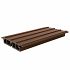 NewTechWood HKC co-extrusie Castellation PRO65 gevelbekleding, 3,3 x 18 x 290 cm, Ipe.