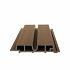 NewTechWood HKC co-extrusie Castellation PRO65 gevelbekleding, 3,3 x 18 x 290 cm, Teak.