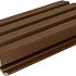 NewTechWood HKC co-extrusie Castellation PRO35 gevelbekleding, 3,3 x 21,5 x 230 cm, Ipe.