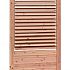 Douglas shutter-element 224 van 89 cm breed - kleurloos geïmpregneerd.