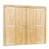 Vuren dubbele deur Extra breed - Extra hoog