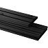 # Vuren gesch triple profiel 2,2 x 14 x 300 cm, zwart gedompeld