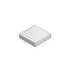 Betontegel 30x30x6 cm wit gids/geleidelijn