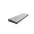 Muurafdekband 1 zijdig 25x100x7/4,5cm, zwart gecoat