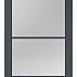 SlimLine deur FA 2554 SL | Zwart gegrond - Met rookglas grijs