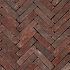 * C3 - Gebakken UWF60 Getrommeld - Paars/Rood bezand