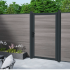 Boston Aluminium poortpaal 90x90mm hol L-275cm dikte 4 mm RAL9005
