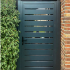 Boston aluminium opvulbaar poortframe 98x183cm RAL9005 incl. geïntegreerd slot