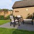 Patio terrastegel 60x60x4 cm Notte Naturelle ( verpakt op ww pallet)