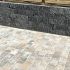 Getrommelde Splitblok 15x15x60 cm Nero 2.0 ( verpakt op ww pallet)