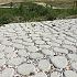 Keigrassteen 45x45x10 cm grijs - 6 stuks per laag