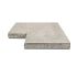 Oud hollandse zwembadrand hoekstuk 90gr, 40x5 cm, greige