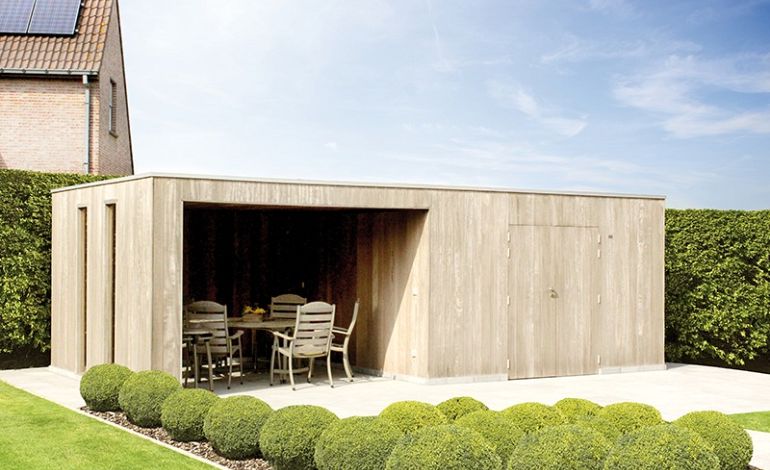 Een luxe tuinhuis