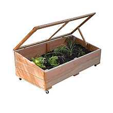 Moestuinbak met deksel