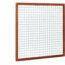 Hardhouten betonijzertrellis