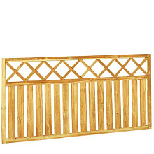 Grenen Rechthek met trellis
